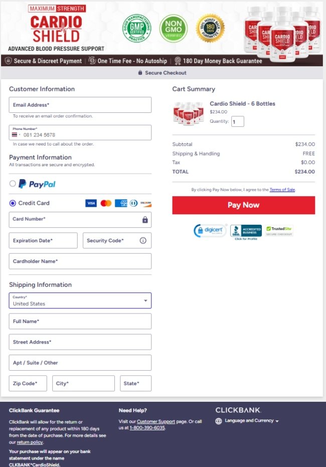 Cardio-Shield-100%percent-secure-payment